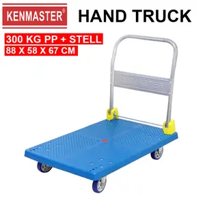 Troli/Trolley Barang Lipat Hand Truck 300 KG KM-300 PP+STEEL Kenmaster
