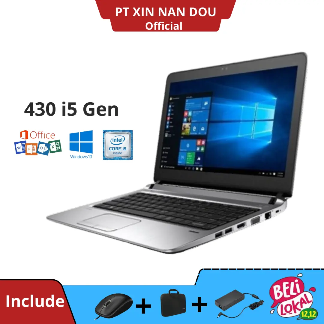 (Bisa COD) Laptop430 core i5 gen 6 ram 8gb ssd 256gb