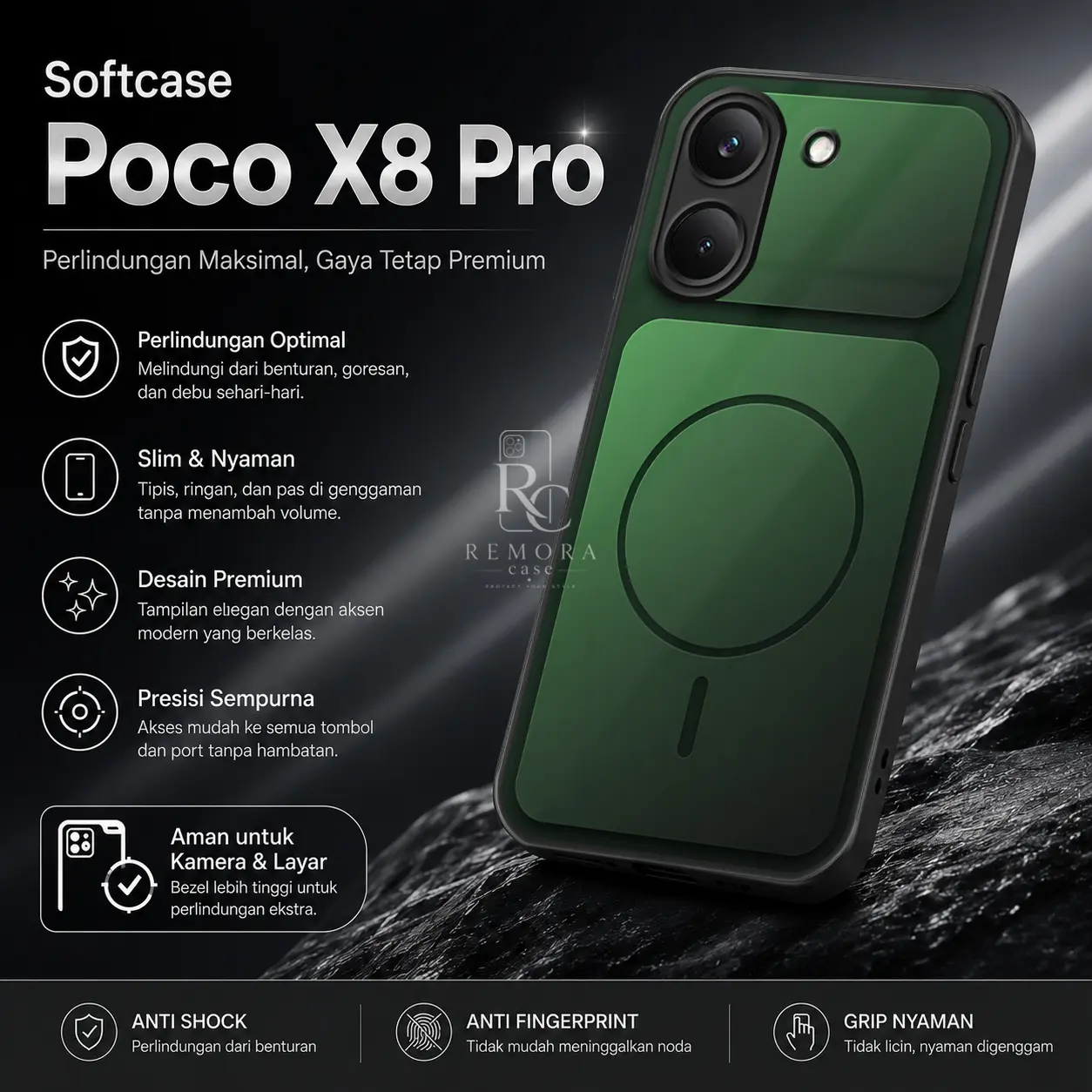 Casing Hp For Redmi 17 Terbaru - Softcase Kaca Akrilic Redmi 17 ...