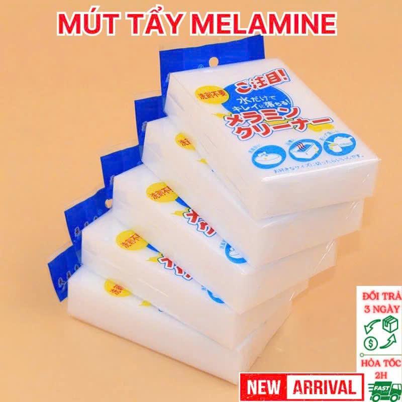 Combo 10 Miếng Mút Bọt Biển Melamine Lau Chùi Tẩy Rửa Đa Năng Miếng Chà Vệ Sinh…