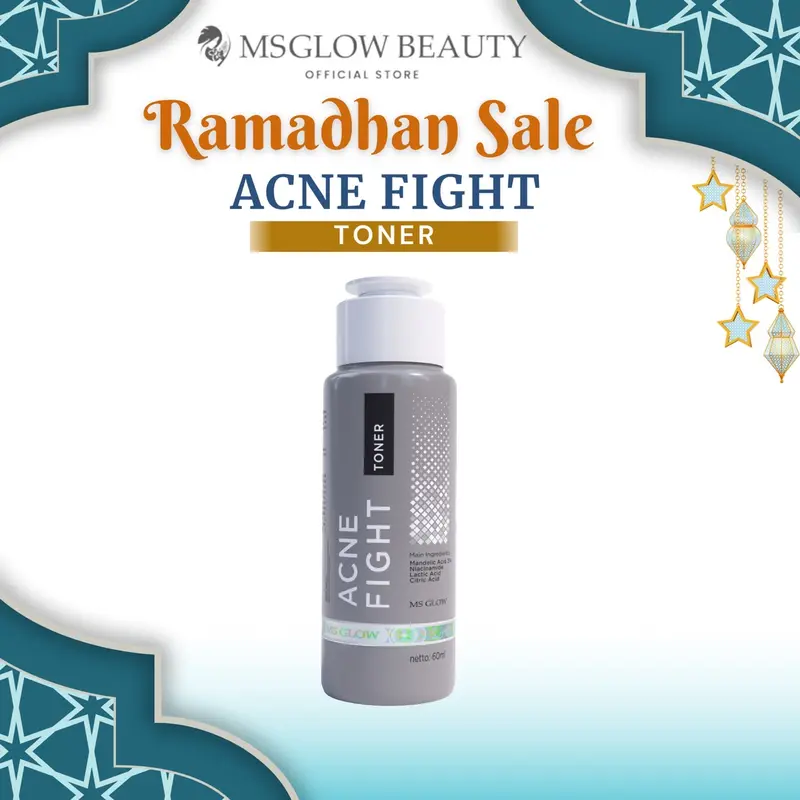 MS GLOW ACNE FIGHT TONER 60ML 1