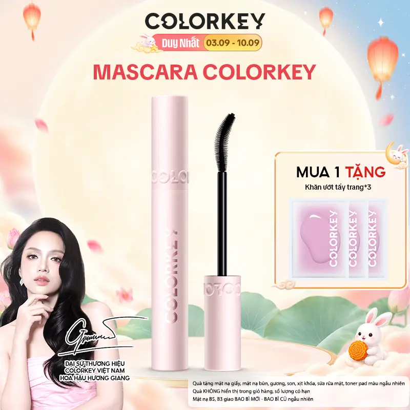 Mascara COLORKEY Volumizing & Curling Hỗ Trợ Giúp Mi Dày Và Cong, Tạo Cảm Giác Tự Nhiên, Nhanh Khô, Ít Lem Trôi 4.5g