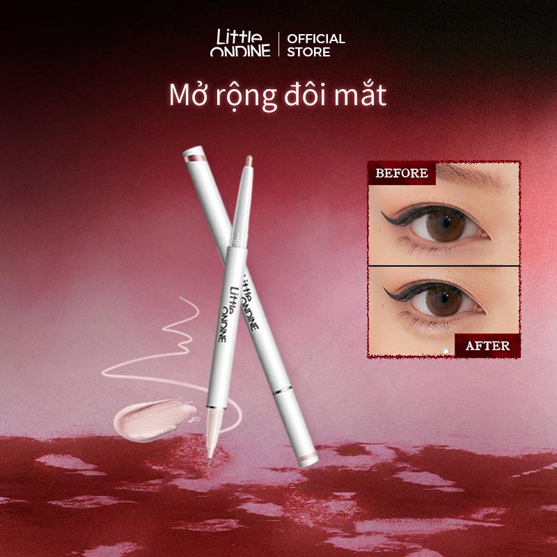 Bút tạo bọng mắt 2 đầu Little Ondine – Kèm nhũ bắt sáng hỗ trợ kẻ viền mắt dưới và tạo bọng mắt tự nhiên giúp mắt to tròn cuốn hút