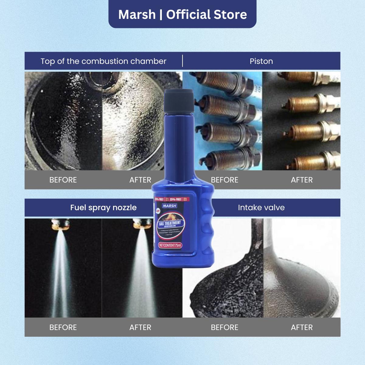 Marsh Super Concentrated Gasoline Fuel Treatment Additives Carbon ...