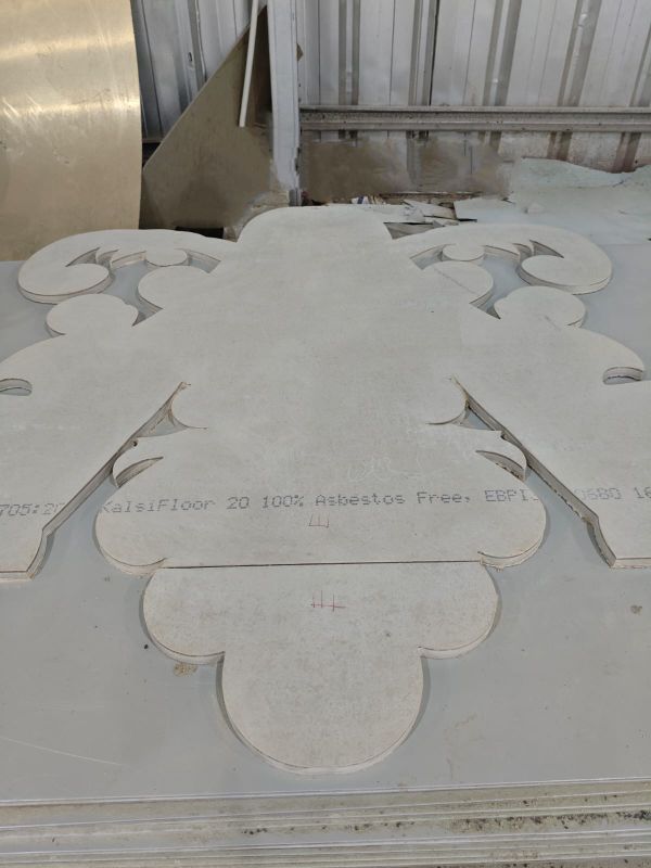 laser Cutting GRC mulai tebal 3 mm hingga 20 mm