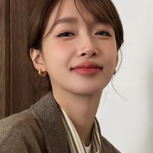 EAR PART NER-プレーンリングイヤリング、女性の手頃な価格の高級感とハイエンド感、イヤースタッド、イヤリング、純粋なエレガントさ、イヤーバックルとイヤリング、新しいベストセラー（eh-26 4 2）