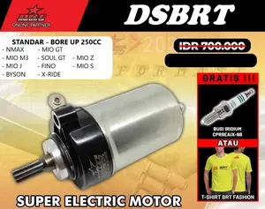 Dinamo Starter Stater Bore Up BRT X RIDE FINO MIO J M3 S Z SOUL GT 125 BYSON