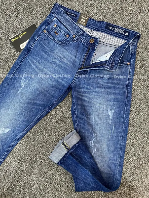 Celana Werco Denim | Brand Lokal Original Berkualitas | Celana Jeans Panjang Pria | Cuttingan Regulerfit | Motif Cakar 0