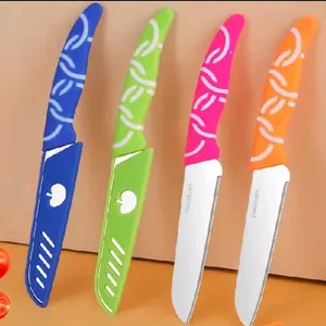 PISAU APEL, PISAU STAINLESS PISAU SAYUR. KUPAS BUAH/ PISAU SARUNG WARNA APEL