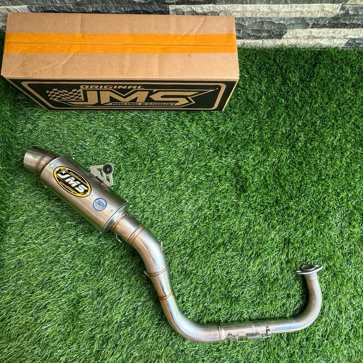 Knalpot jms cp3 for beat kolong bending d 50mm