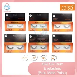 SALSA Faux Eyelashes - Bulu Mata Palsu Natural Fake Eyelash Hitam Bulumata Extension 2