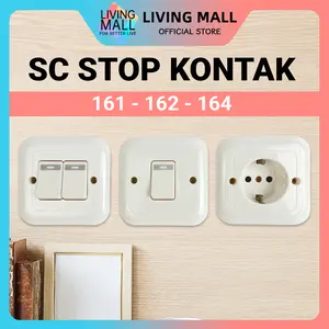 Saklar IB Merek Cahaya SNI/Saklar Engkel/Seri/Stop kontak SC-161/162/164