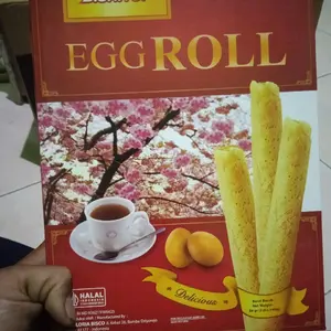 Biskitop Eggroll 86gr - Snack Makanan cocok untuk hampers,Parcel /hajatan