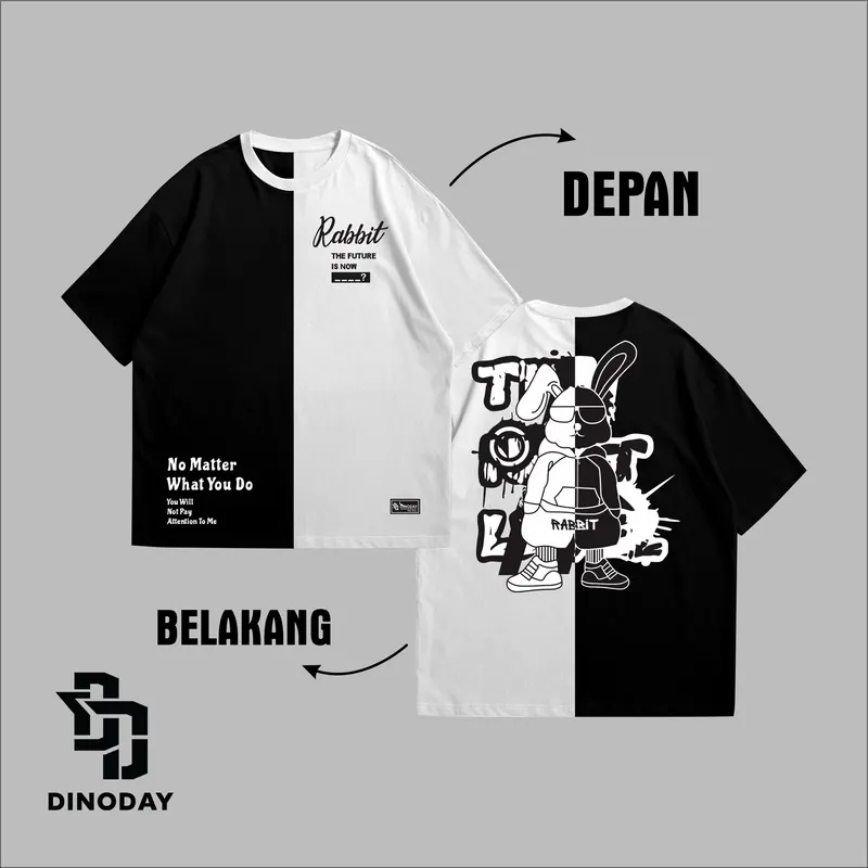 [ FREE TOPI ] HAYUKKIDS Baju Anak Kaos Distro Kombinasi Two Tones Cotton Combed 30s 1-9 Tahun 0