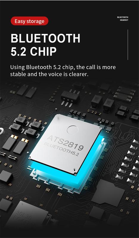 Product Introduction of Fon Kepala Pengaliran Tulang, Fon Kepala Tanpa Wayar tws, Bluetooth 5.2, 360 ° Bengkok, Pengurangan Bunyi Arbitrarily, Cangkuk Telinga, Erfon tws vivo 31