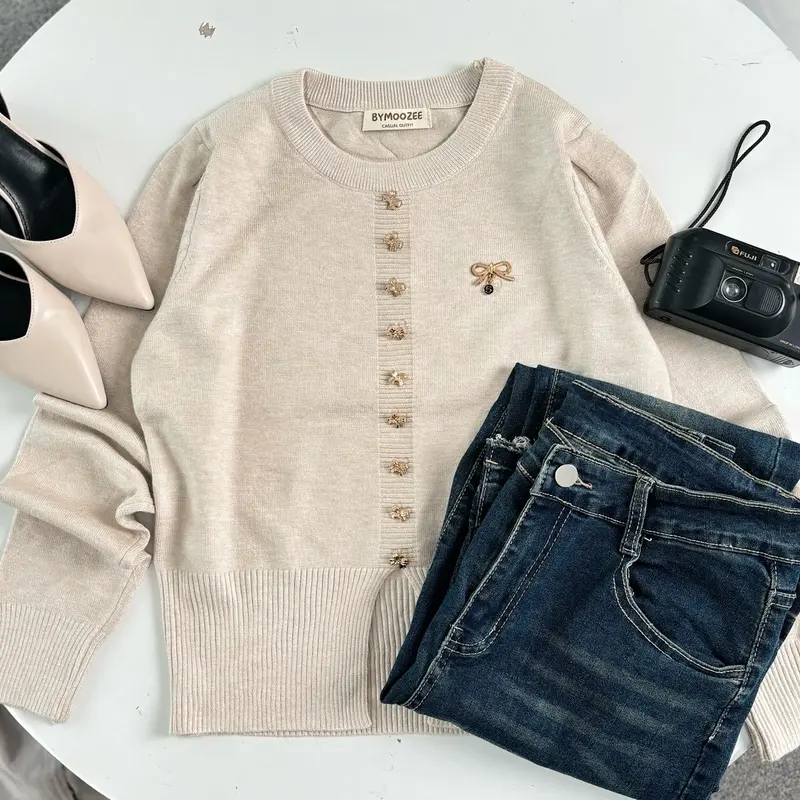 BYMOOZEE VELVE KNIT TOP / ATASAN RAJUT WANITA / SWEATER KNIT Knitwear 0