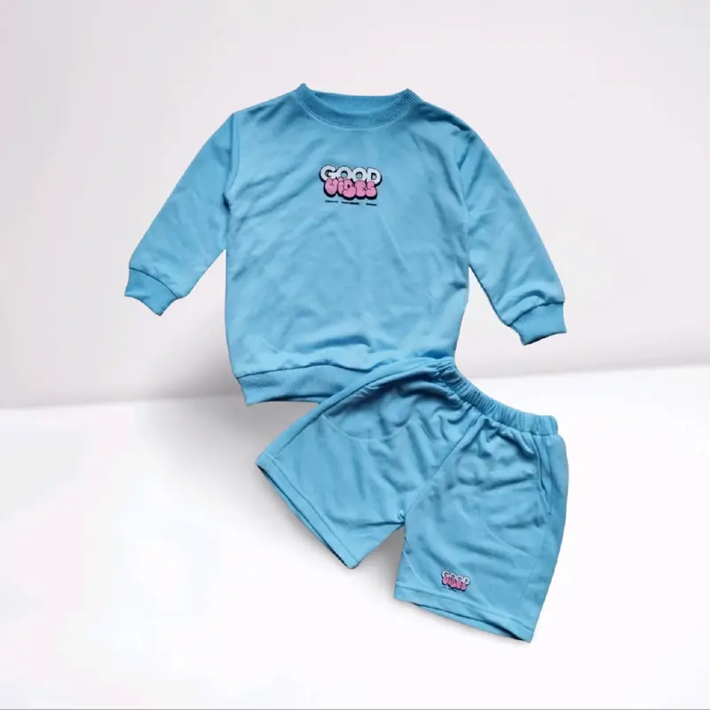 Isi 3 Setelan Sweater Crewneck Anak Laki-Laki Perempuan Harian Santai untuk Usia 1-10 Tahun- Baju setelan resmi & setelan- Fashion Anak Terbaru Parsel 6