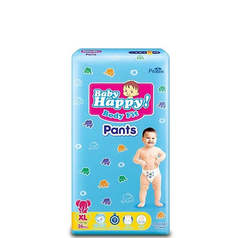 Product Introduction of [MURAH 2025] PAKET 3 BALL BABY HAPPY PANTS S40 M32 L28 XL26 XXL24 JUMBO 2 BALL S56 M48 L42 XL38 popok diaper bayi celana 10