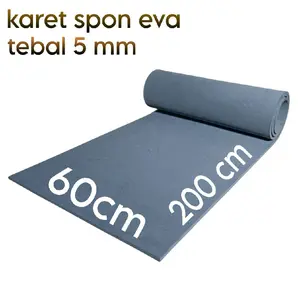 karet spon eva/karet ati matras olahraga tikar kemping Outdoor berkualitas