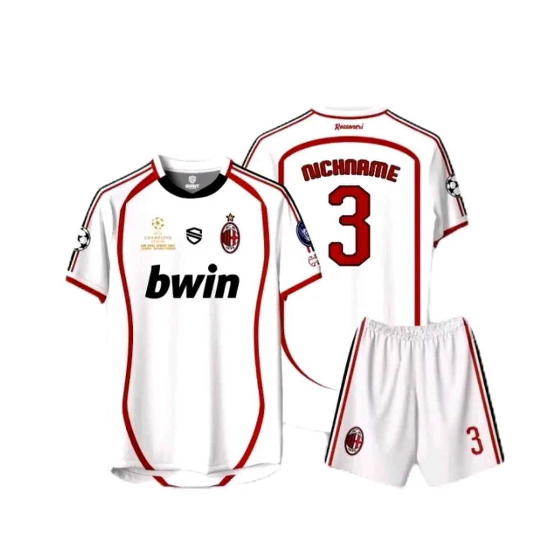 JERSEY AC MILAN 2006/2007 Fullprinting gratis custom nama dan nopung
