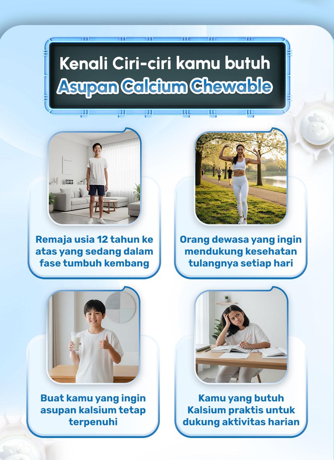 [FS] Cool-Vita 1 Botol Calcium Chewable 30 Tablet Kunyah Vitamin Tinggi Rasa Susu Bantu Tinggi dan Dukung Pertumbuhan Tulang Secara Optimal untuk Anak dan Dewasa | BPOM & HALAL