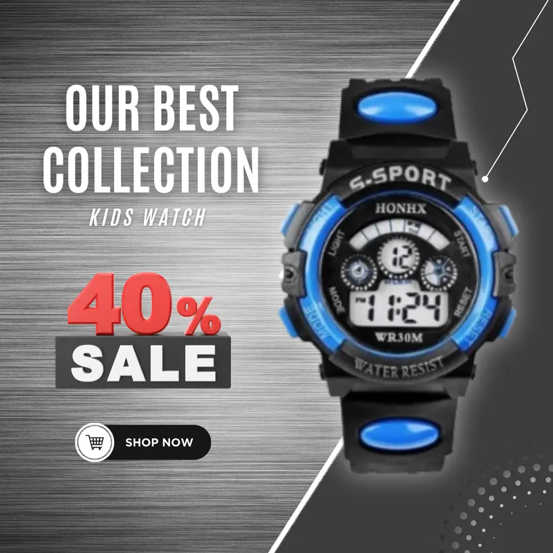 Jam Tangan Anak Laki-Laki Perempuan Keren Model Terbaru Premium Sport Digital LED Anti Air Waterproof Remaja Cewe Cowok ANTI air- Fashion Cewek 5