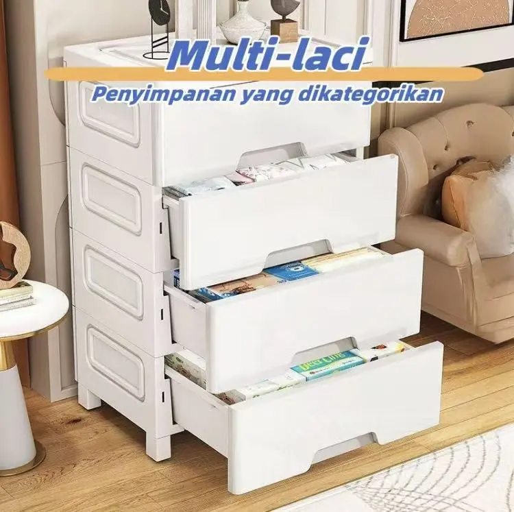 TOKO HOME Lemari Pakaian Plastik Jumbo Laci 3 Susun Garansi 5 Tahun Minimalis Serbaguna Susun 3 Food Bistro TOKO HOME Lemari Pakaian Plastik Jumbo Laci 3 Susun Garansi 5 Tahun Minimalis Serbaguna Susun 3 Food Bistro