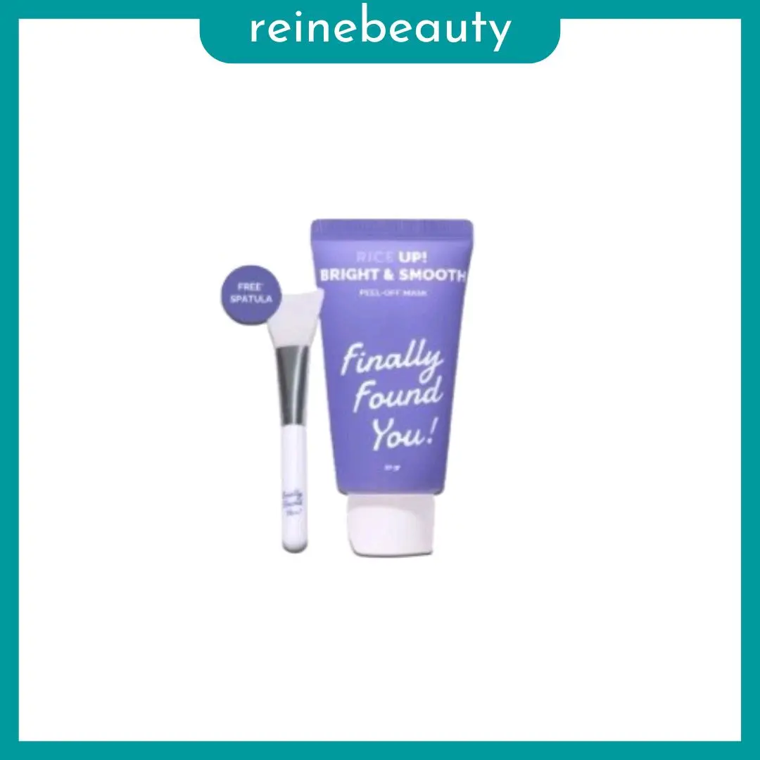 Finally Found You! RICE UP! Bright & Smooth PEEL-OFF MASK 50gr - Menghidrasi dan Mencerahkan Wajah