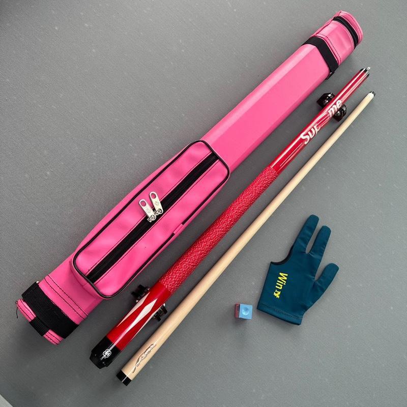 Cơ bida lỗ Pool S9 ngọn mộc đã nâng cấp tẩy kính - cơ bida cá nhân cao cấp tặng kèm combo bao da găng tay và lơ