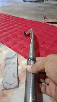 Product Review of PISAU SADAP KARET BAJA PAKU REL / PISAU DERES KARET / PISAU SADAP BAJA SUPER TAJAM from ** i** ** 1