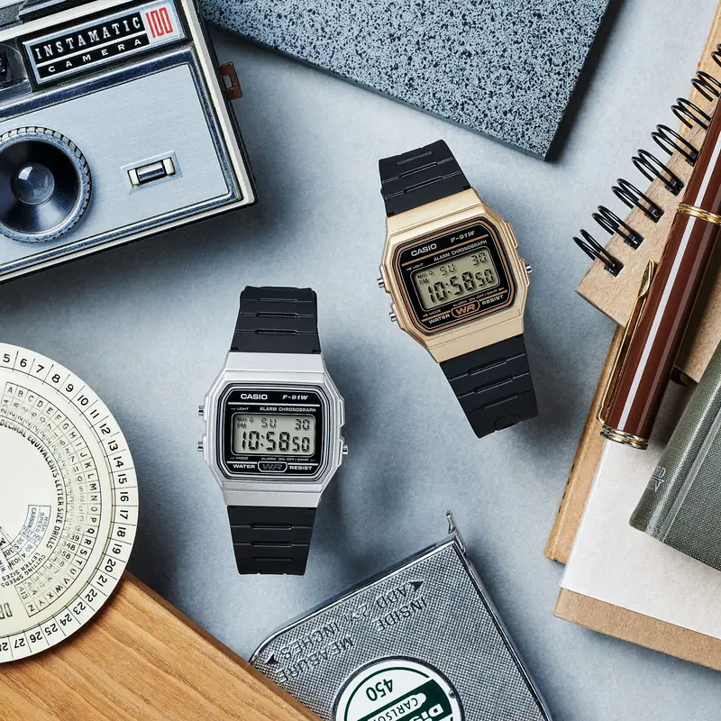 Casio General F-91WM-7ADF F-91WM F-91 F91WM F 91WM  Stopwatch Kaca 5