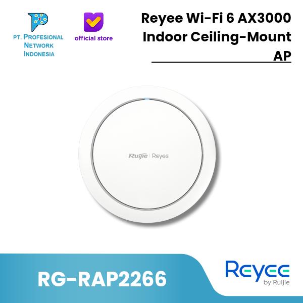 Gambar Ruijie RG-RAP2266 Reyee Wi-Fi 6 AX3000 Indoor Ceiling-Mount AP dari Profesional Network Kota Administrasi Jakarta Pusat Tokopedia