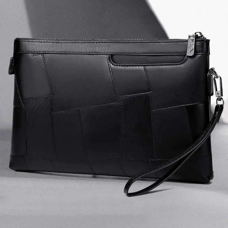 Mybagstore 239 JUNZIDAISHU Tas Tangan Clutch Handbag Pria Wanita Dompet Tangan Kulit PU Import Premium