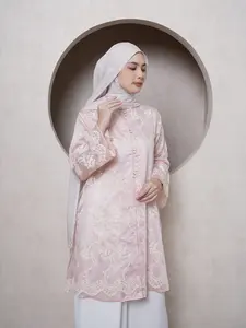 SORA Tunik Lebaran/ Tunik Bordir Tencel Papesilk