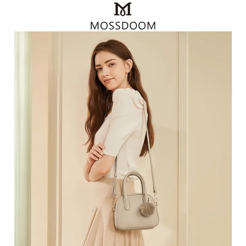MOSSDOOM Tas Wanita Myla Bag Mode Sederhana Tas Tangan Dengan Aksesoris 1