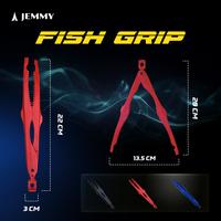 Gambar JEMMY Fish Grip Pancing 22cm Penjepit Ikan Anti Slip, Kuat & Tidak Licin + Safety Lock Hitam Biru Merah - Hitam dari JEMMY Indonesia Kota Administrasi Jakarta Barat 3 Tokopedia