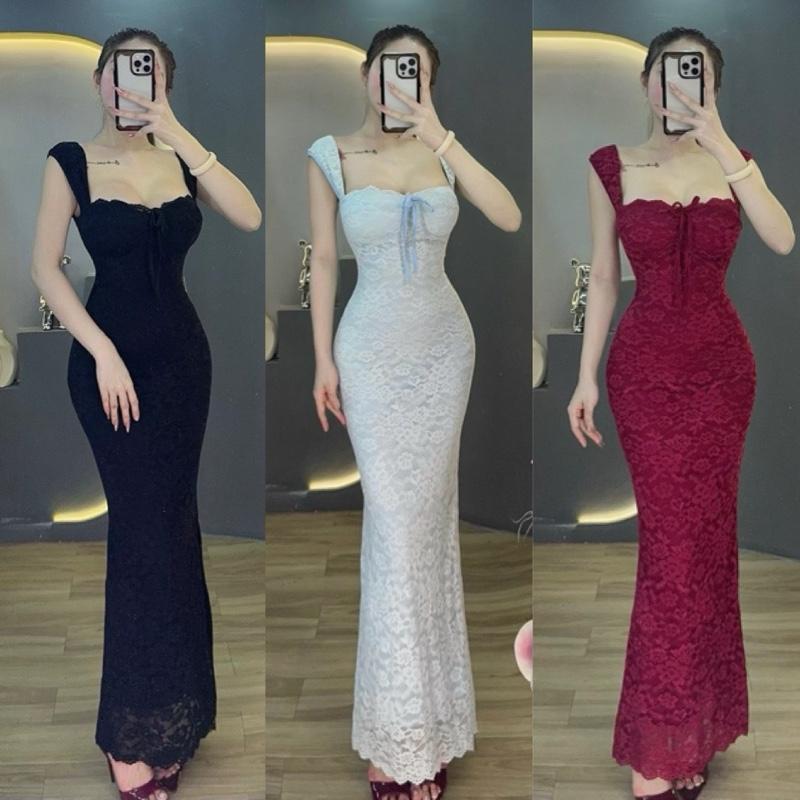 D019 - Đầm Body Ren Đuôi Cá Cúp V1 Mai Bùi Store