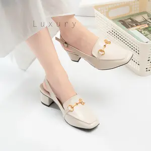 MONICA - Sepatu Heels Slingback Wanita 5 cm Sandal Heels Wanita Tali Gesper
