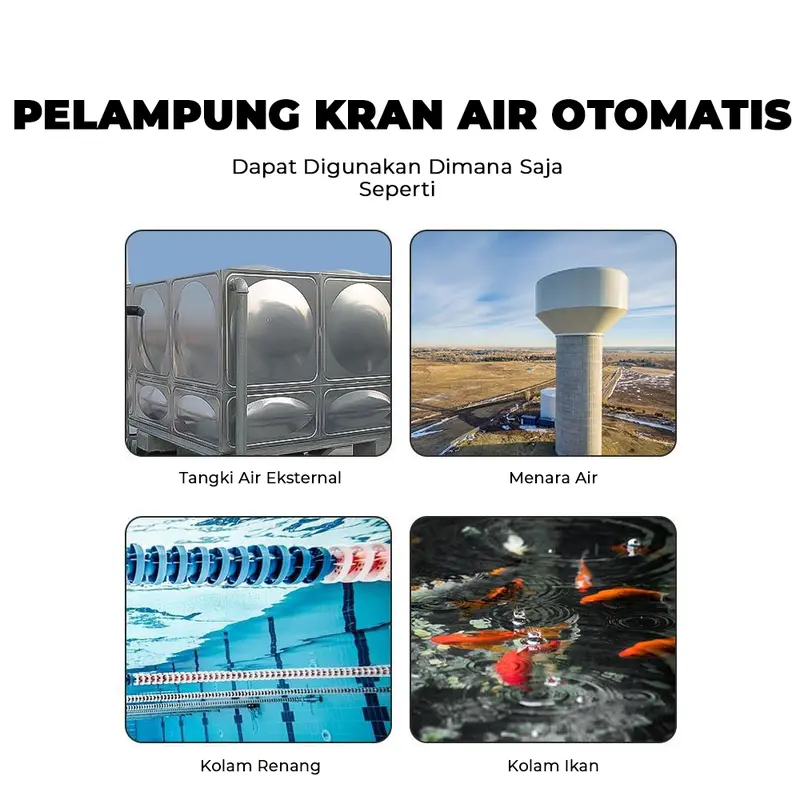 Kran Otomatis Bak Mandi 1/2 3/4 Sensor Keran Tandon Air Pelampung Toren / Pelampung Kran Air Otomatis Pelampung Otomatis 5