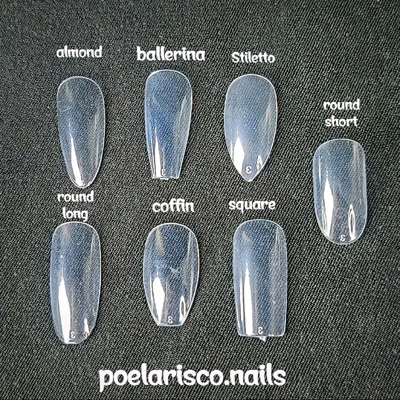 Kuku Palsu Premium Poelarisco ~ Nail Tip Custom Maroon Mix Cat Eye - Art, Polish 2