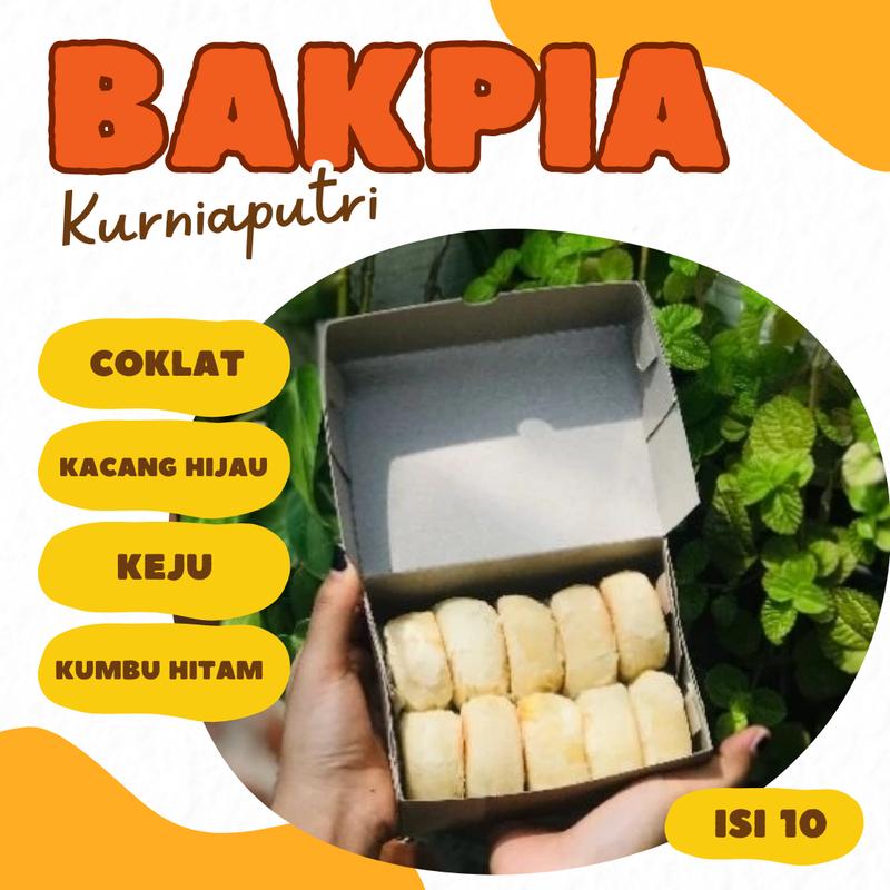 BAKPIA KURNIAPUTRI - BAKPIA PATHOK OLEH OLEH KHAS JOGJA ISI 10 - BAKPIA BASAH PREMIUM 1