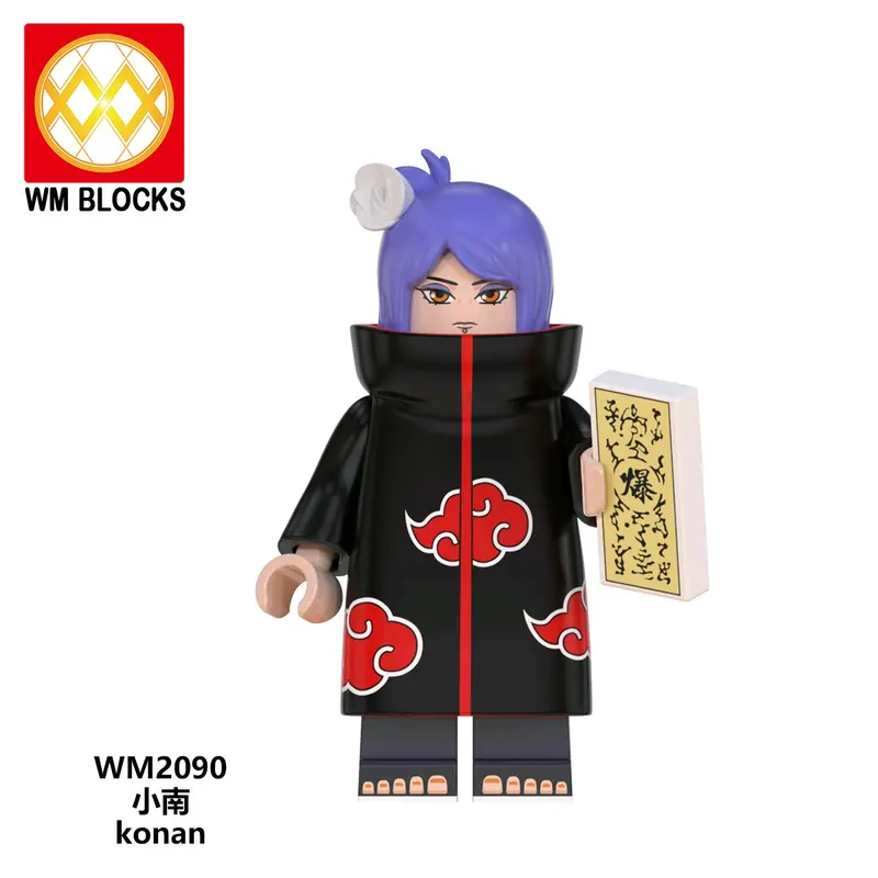 Mainan Anime Figur Akatsuki Naruto Wm2089-Wm2096 Koleksi Bricks Minifigure - Toy 1