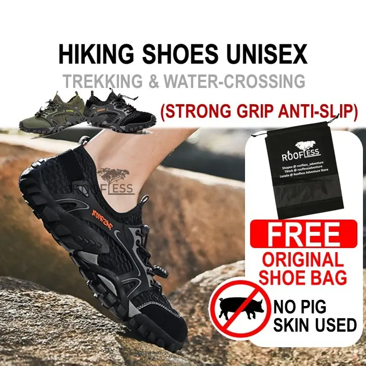 ROOFLESS Kasut Hiking Kasut Air Kasut Mancing Hiking Shoes