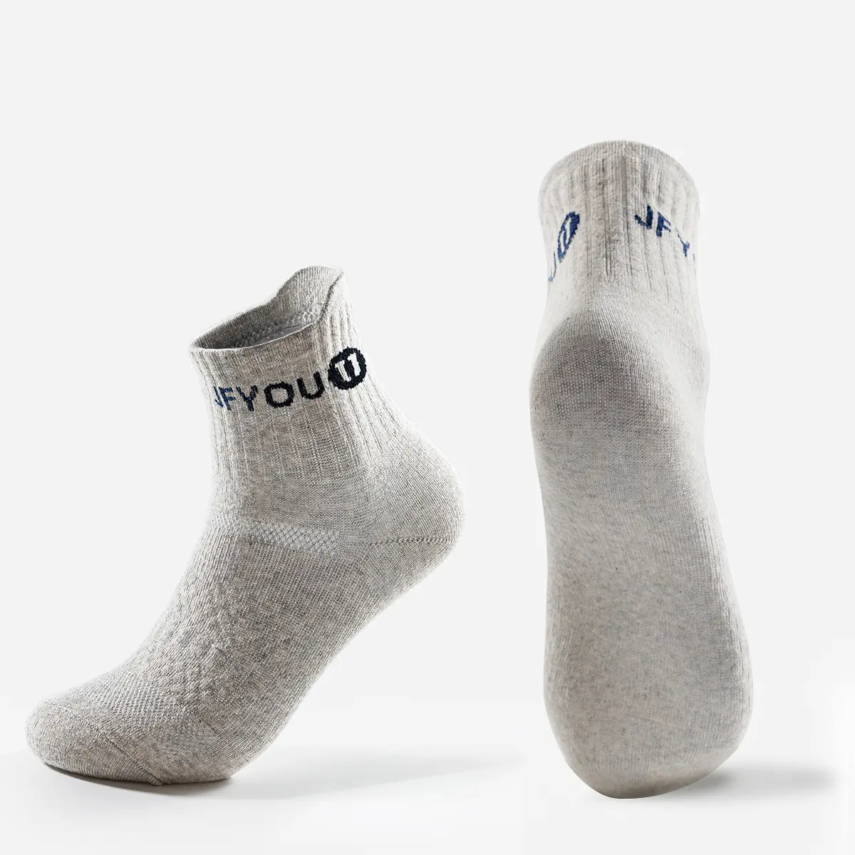 JFYOU Isi 6 PCS Kaos Kaki Pendek Sport Tebal Olahraga Gym Lari Men Socks