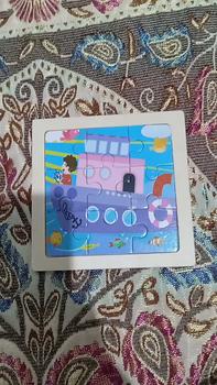 Product Review of HZ Puzzle Jigsaw 9Pcs Puzzle Jigsaw Kayu Anak Karakter Hewan dan Kendaraan Lucu Puzzle Wooden from R**a 0