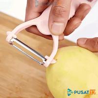 Gambar PUSAT17 PISAU KUPAS PARUT GANDA / PISAU KUPAS BUAH / DOUBLE KNIFE PEELER dari Pusat17 Kota Administrasi Jakarta Utara 2 Tokopedia
