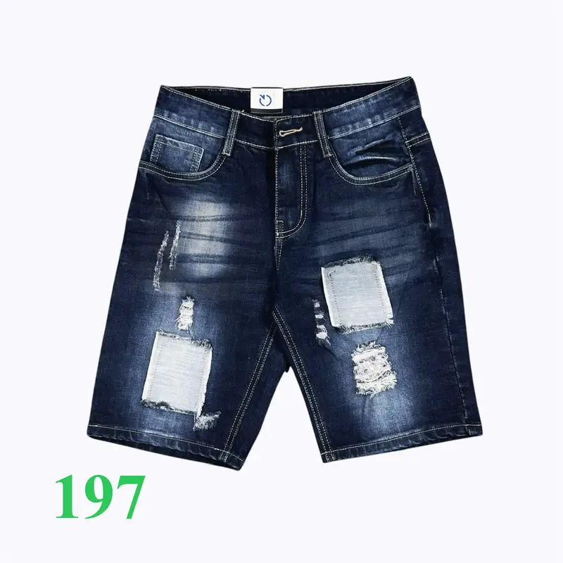 Quần Short Jean Nam Năng Động Slim Fit Có Túi Size 28-34 - Chất Liệu Cotton Denim Thời Trang Nam Menswear Pants 2