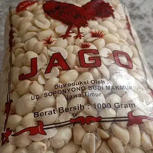 KACANG TANAH KUPAS tanggung MENTAH 1 KG CAP 'JAGO'