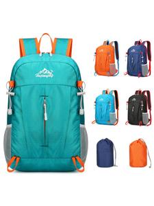 Mochila plegable ligera para exteriores de nylon resistente al agua, ideal para senderismo y ciclismo, con gran capacidad, bolsa deportiva