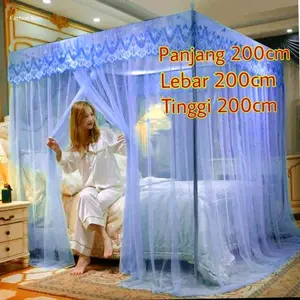 KELAMBU TIDUR MODERN TEBAL SUPER JUMBO 200X200 | Hot Item